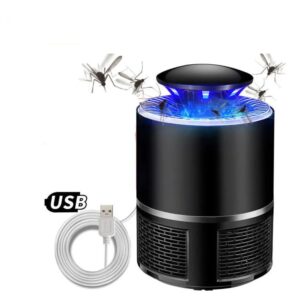 EXORT Electric Mosquito Trap Blue Light Mosquito Killer Lamp With USB Power Suction Fan No Zapper Child Safe